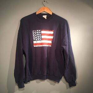 Vintage Disney Mickey Mouse Flag sweatshirt